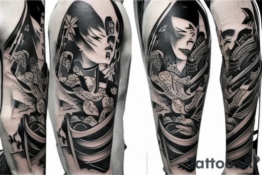 Samurai arm tattoos tattoo idea