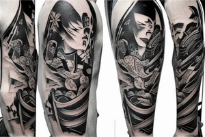 Samurai arm tattoos tattoo idea