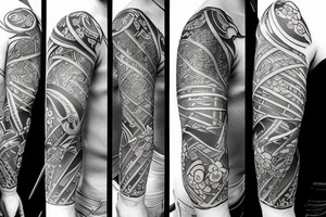 Samurai arm tattoos tattoo idea