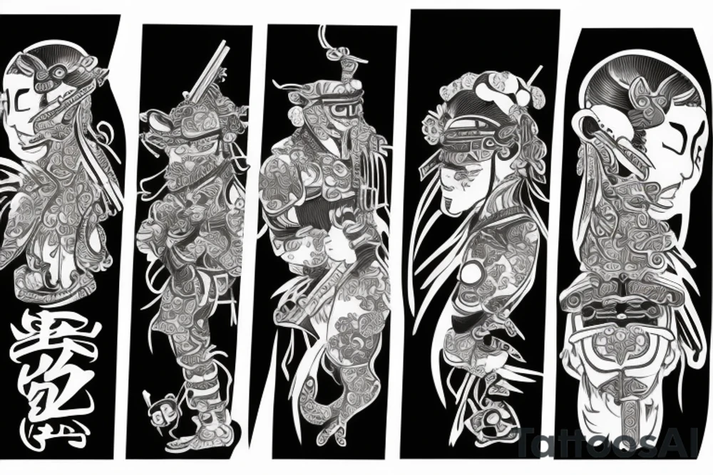 Samurai tattoo idea