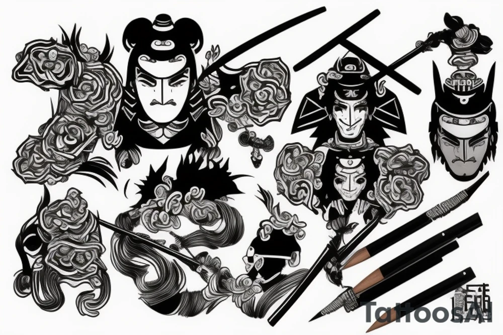 Samurai tattoo idea