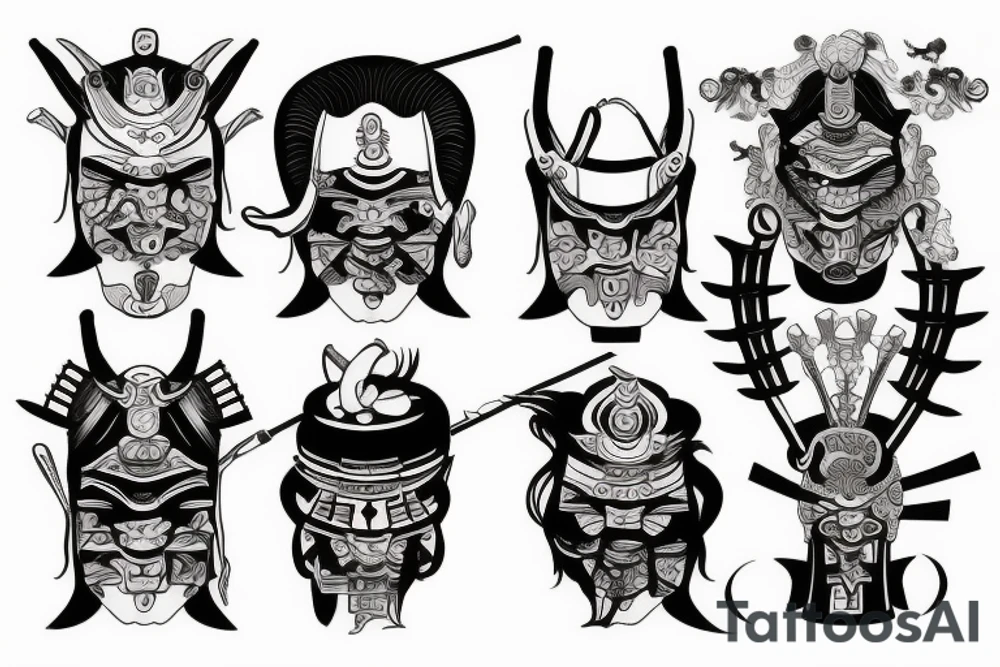 Samurai tattoo idea