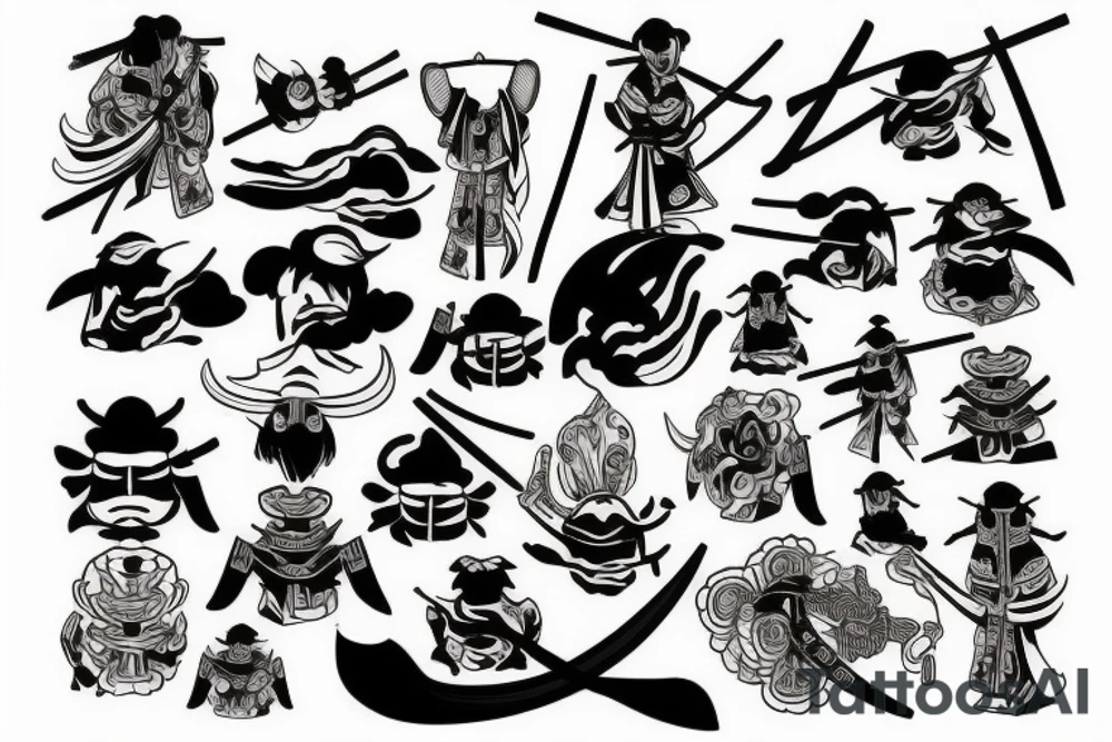 Samurai tattoo idea