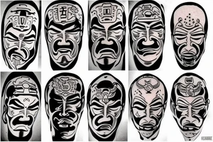 Samurai tattoo idea