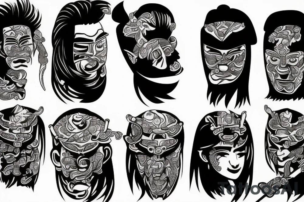 Samurai tattoo idea