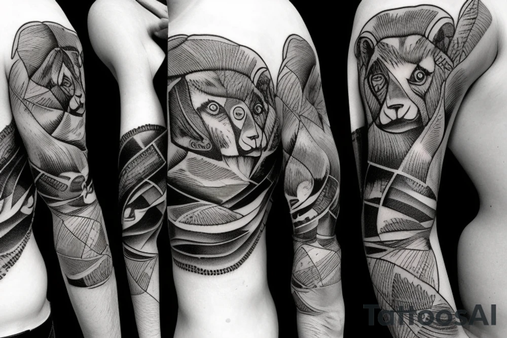 Montana mountain goat tattoo idea