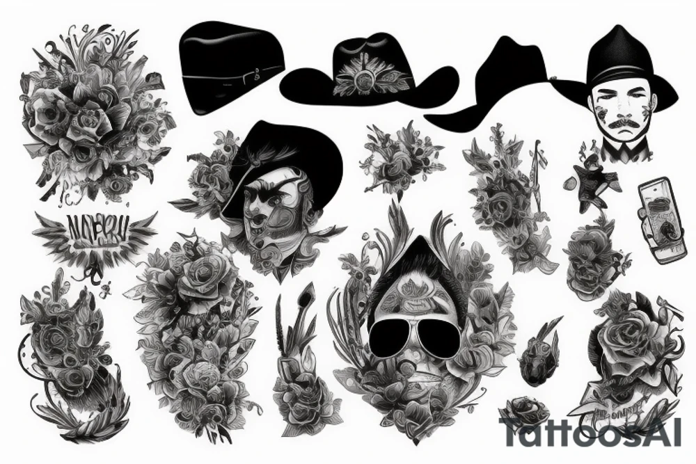 Montana cowboy tattoo idea