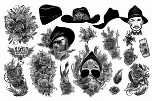 Montana cowboy tattoo idea