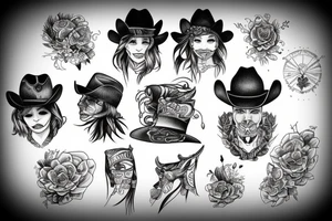 Montana cowboy tattoo idea