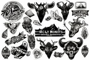 Rocky Mountains tattoo idea