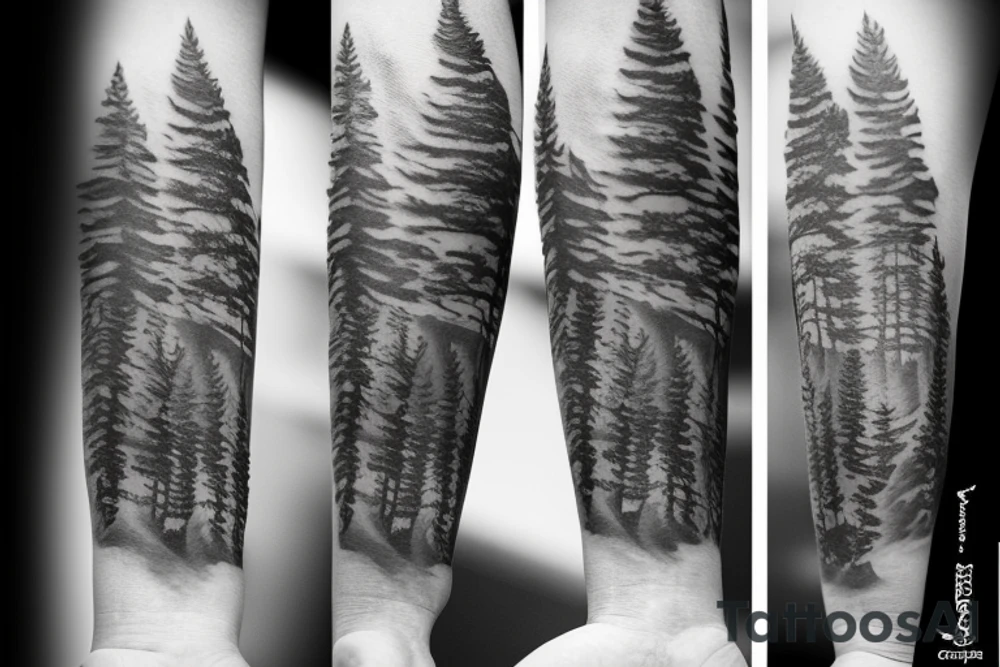 Rocky Mountains tattoo idea