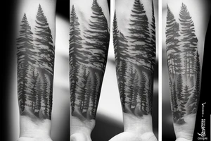 Rocky Mountains tattoo idea
