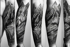 Rocky Mountains tattoo idea