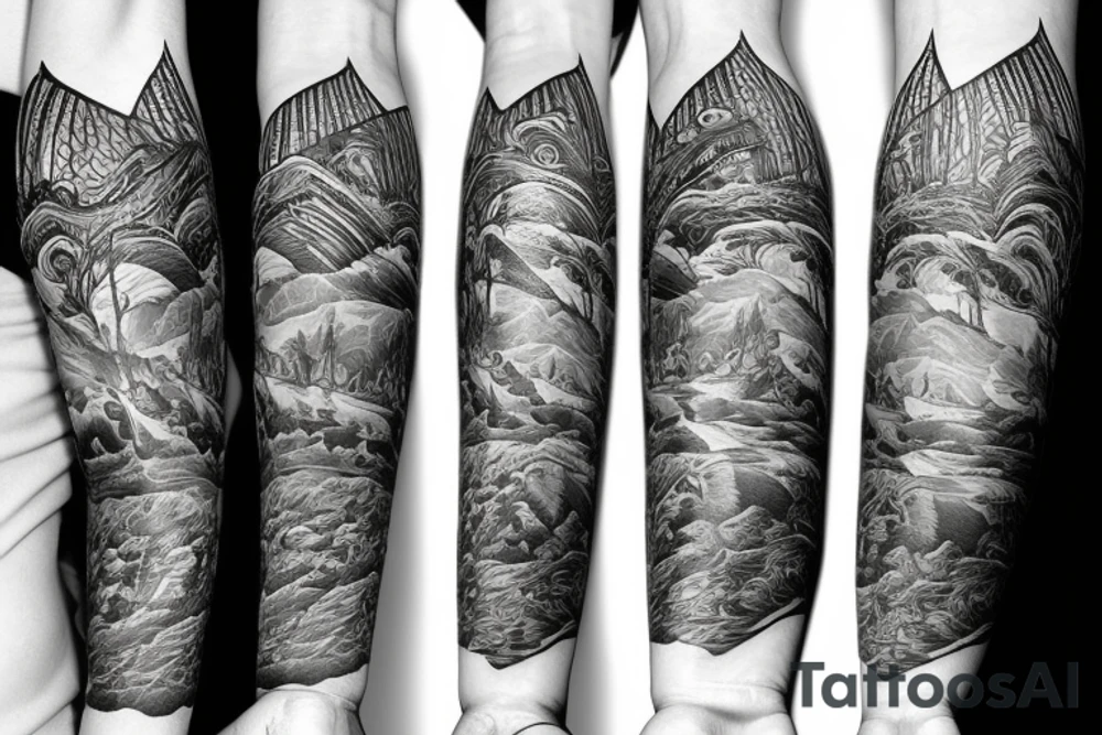 Rocky Mountains tattoo idea