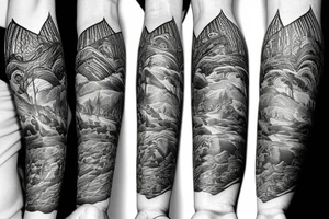 Rocky Mountains tattoo idea