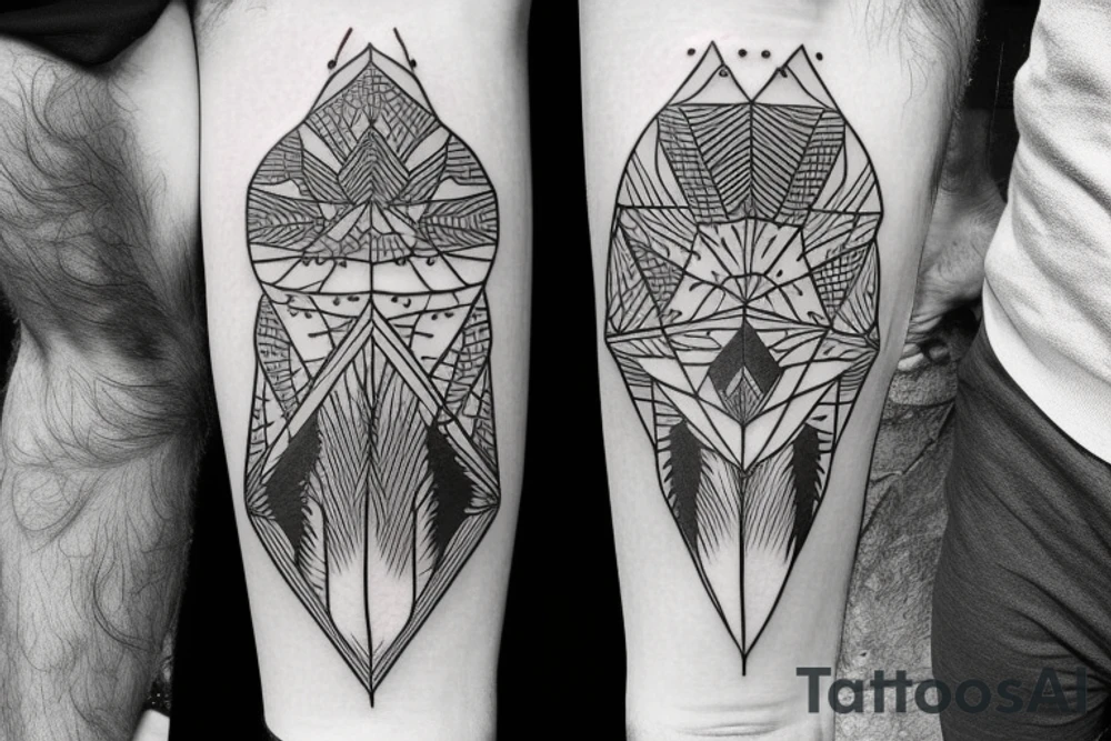 Mountains tattoo idea