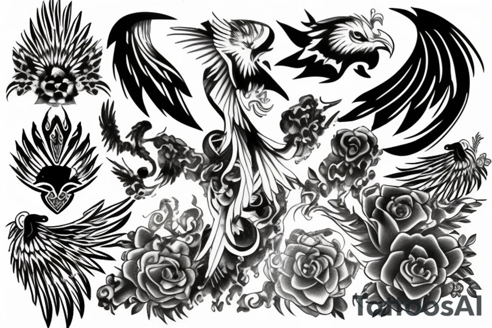 Phoenix tattoo idea