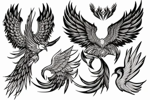 Phoenix in Forrest tattoo idea