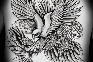 Phoenix in Forrest tattoo idea