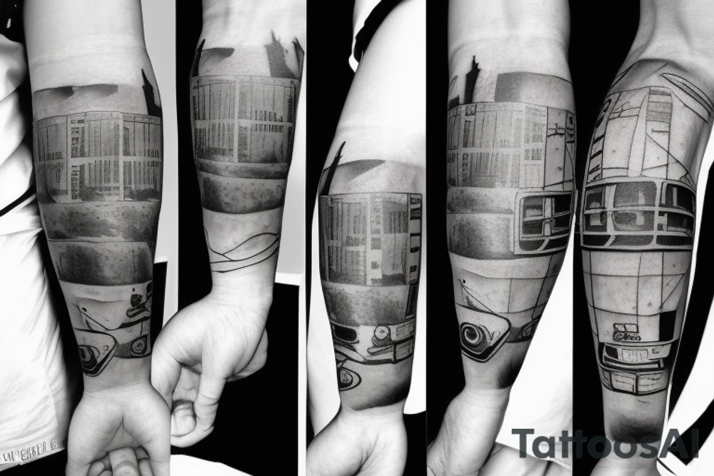 Film camera tattoo idea