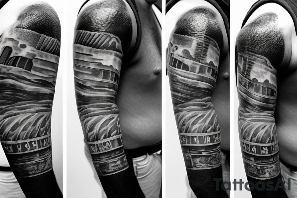 Firefighter with breathing apparatus tattoo idea