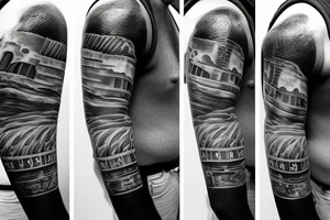 Firefighter with breathing apparatus tattoo idea
