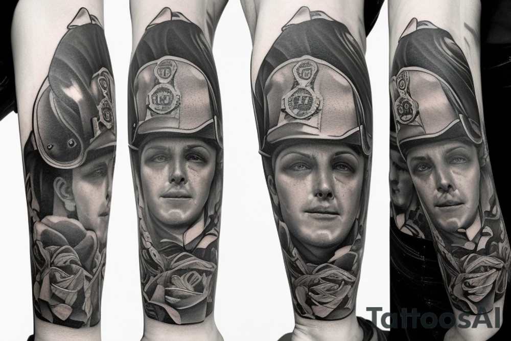 Firefighter tattoo idea