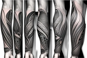 Grand piano arm sleeve tattoo idea