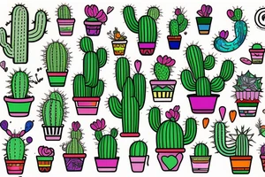 Cactus tattoo idea