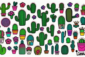 Cactus tattoo idea