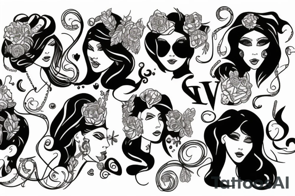 Las Vegas women tattoo idea