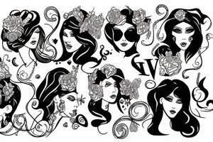 Las Vegas women tattoo idea