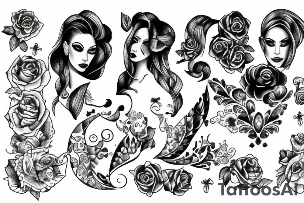 Las Vegas women tattoo idea