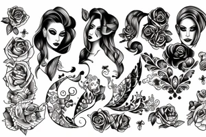 Las Vegas women tattoo idea
