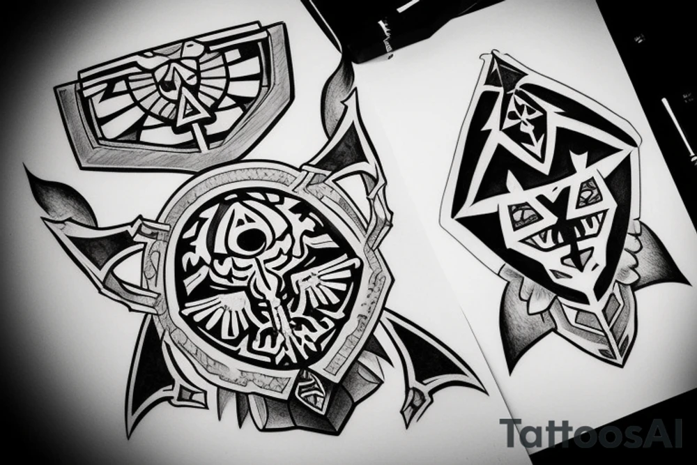 Legend of zelda tattoo idea