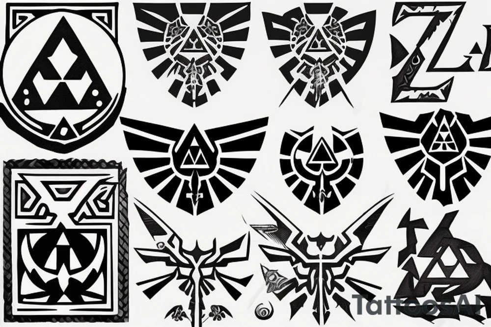 Legend of zelda tattoo idea