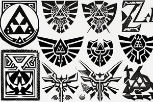 Legend of zelda tattoo idea