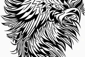 Philippines sun waves eagle lightning mountain tribal patterns forearm tattoo idea