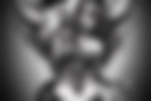 Demon Girl Elaborate Detailed Vivid Smokey Grim Wicked Smirk nonabstract mural back tattoo idea
