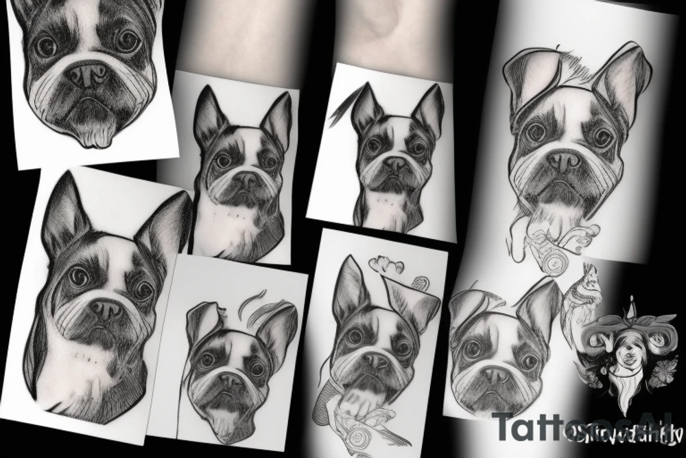 Dog hair tattoo idea