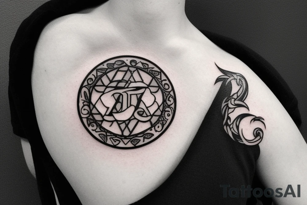 Clan Drummond emblem on my shoulder and half arm tattoo idea Clan Drummond emblem on my shoulder and half arm tattoo idea