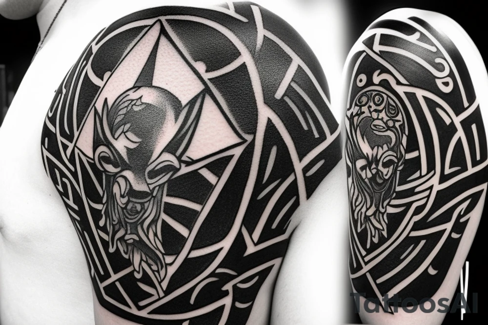 Clan Drummond emblem on my shoulder and half arm tattoo idea Clan Drummond emblem on my shoulder and half arm tattoo idea