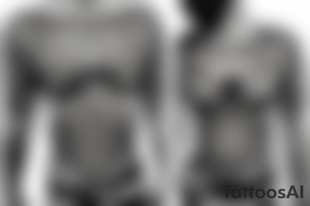 Symmetric chest
Nordic mytology tattoo idea