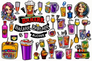 Bartender tattoo idea