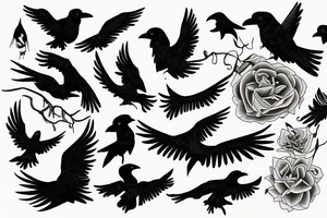 Raven, USA tattoo idea