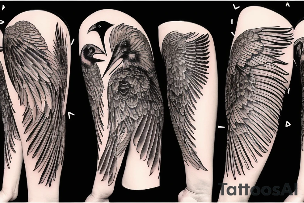 Raven, USA tattoo idea