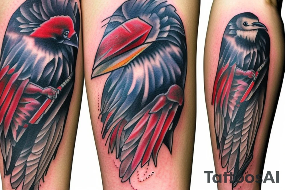 Raven, USA tattoo idea