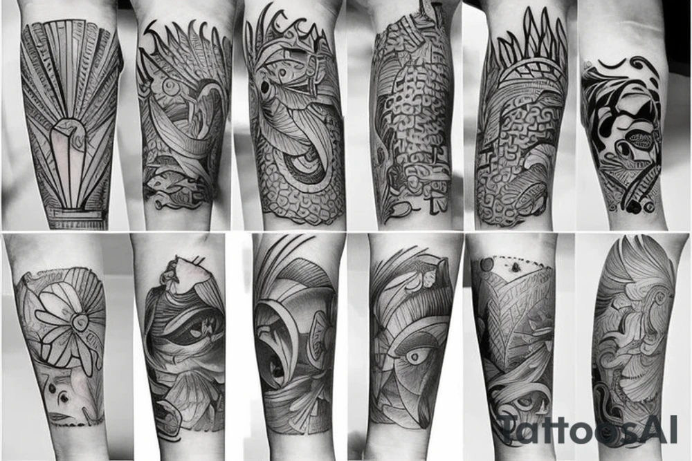 Cocktail tattoo idea