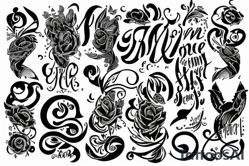 Esmée arm sleeve tattoo idea