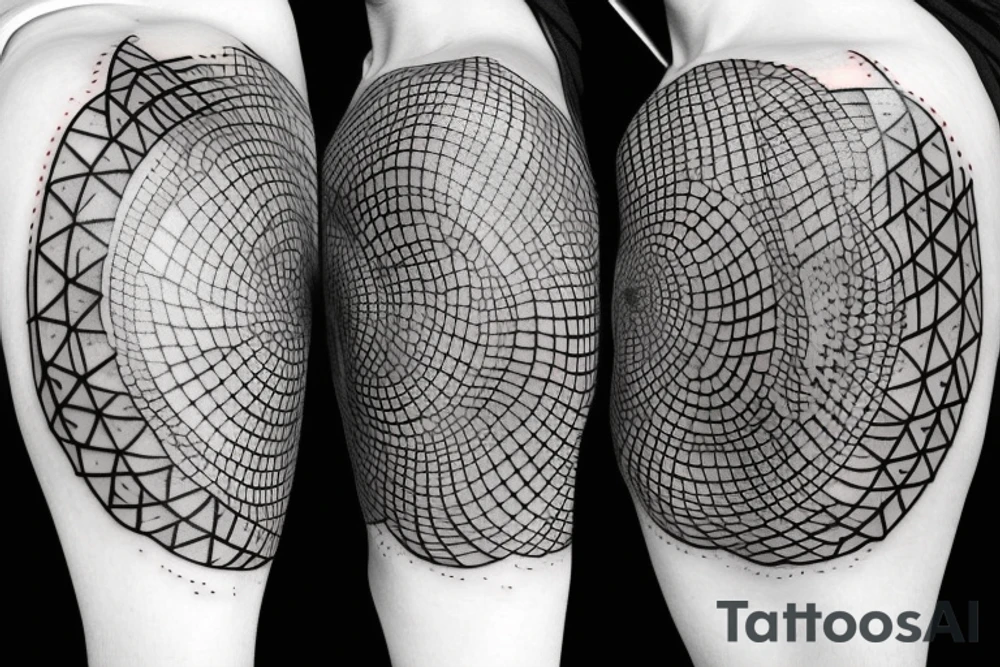time space spiral tattoo idea